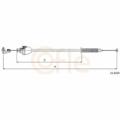 COFLE 11.0225 Cavo Acceleratore Ultime Pezzi