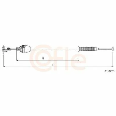 COFLE 11.0226 Cavo Acceleratore Promozione