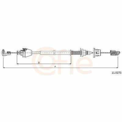 COFLE 11.0273 Cavo Acceleratore Nuovo Arrivo