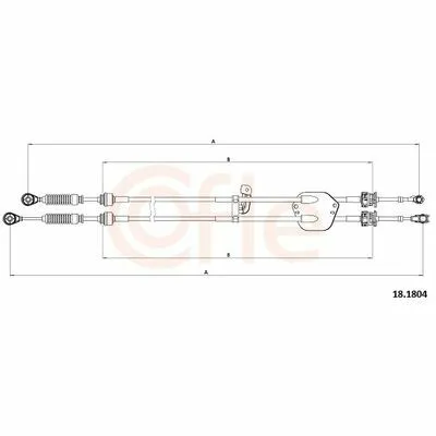 Prezzo Scontato COFLE 18.1804 Cavo Comando, Cambio Manuale