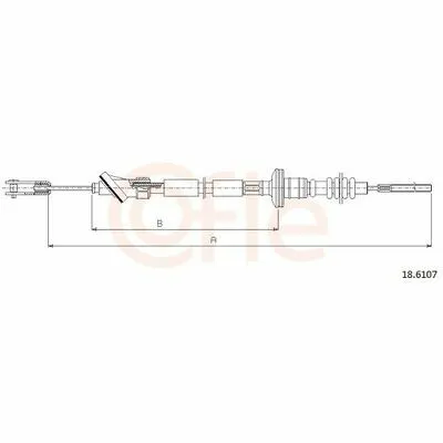 Occasione COFLE 18.6107 Cavo Comando, Comando Frizione