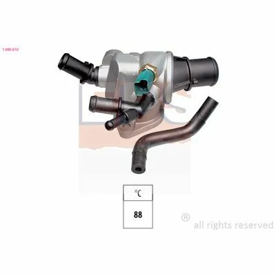 EPS Made in Italy - OE Equivalent 1.880.670 Termostato, Refrigerante Prezzo Di Fabbrica