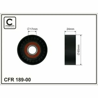CAFFARO 189-00 Galoppino/Guidacinghia, Cinghia Poly-V Offerta Del Giorno