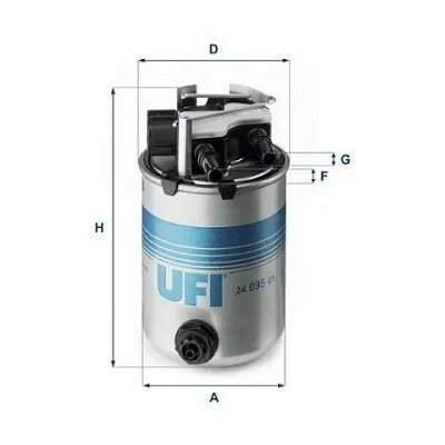 Non Perdere UFI 24.095.01 Filtro Carburante
