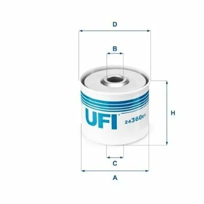 UFI 24.360.01 Filtro Carburante Prezzo Basso