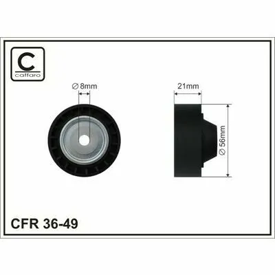 CAFFARO 36-49 Galoppino/Guidacinghia, Cinghia Poly-V Prezzo Scontato