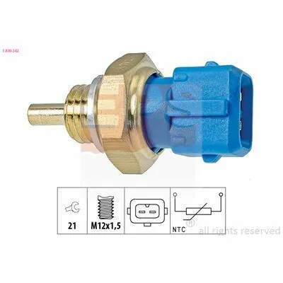 Ultime Pezzi EPS Made in Italy - OE Equivalent 1.830.342 Sensore, Temperatura Refrigerante