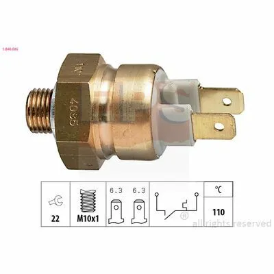 Prezzo Di Fabbrica EPS Made in Italy - OE Equivalent 1.840.085 Sensore, Temperatura Refrigerante