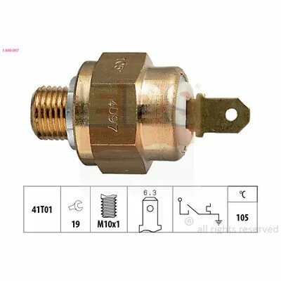 EPS Made in Italy - OE Equivalent 1.840.097 Sensore, Temperatura Refrigerante Spedizione Espresso