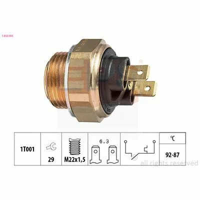 A Buon Prezzo EPS Made in Italy - OE Equivalent 1.850.005 Sensore, Temperatura Refrigerante