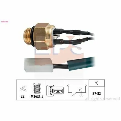 Prezzo Scontato EPS Made in Italy - OE Equivalent 1.850.199 Sensore, Temperatura Refrigerante