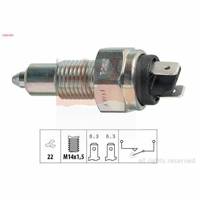 EPS Made in Italy - OE Equivalent 1.860.000 Interruttore, Luce di Retromarcia Super Prezzo