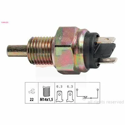 EPS Made in Italy - OE Equivalent 1.860.035 Interruttore, Luce di Retromarcia Vendita Finale