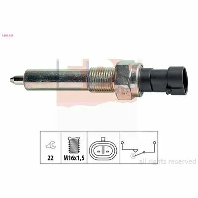 EPS Made in Italy - OE Equivalent 1.860.143 Interruttore, Luce di Retromarcia Prezzo Ridotto