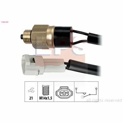 EPS Made in Italy - OE Equivalent 1.860.320 Interruttore, Luce di Retromarcia Offerta Speciale