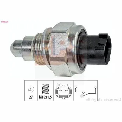 Occasione Imperdibile EPS Made in Italy - OE Equivalent 1.860.326 Interruttore, Luce di Retromarcia