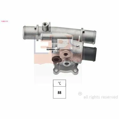 EPS Made in Italy - OE Equivalent 1.880.115 Termostato, Refrigerante Offerta Lampo
