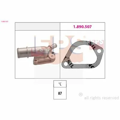 EPS Made in Italy - OE Equivalent 1.880.160 Termostato, Refrigerante Ultima Occasione