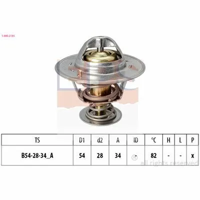 Pagamento Sicuro EPS Made in Italy - OE Equivalent 1.880.218S Termostato, Refrigerante