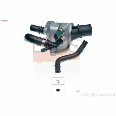 EPS Made in Italy - OE Equivalent 1.880.675 Termostato, Refrigerante Più Venduto