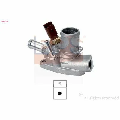 Prezzo Basso EPS Made in Italy - OE Equivalent 1.880.701 Termostato, Refrigerante