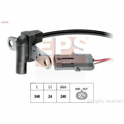 EPS Made in Italy - OE Equivalent 1.953.016 Generatore di Impulsi, Albero a Gomiti Solo Oggi