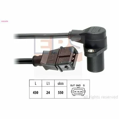Pagamento Sicuro EPS Made in Italy - OE Equivalent 1.953.076 Generatore di Impulsi, Albero a Gomiti