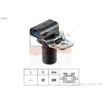 EPS Made in Italy - OE Equivalent 1.953.104 Sensore n° Giri, Cambio Automatico Professionale
