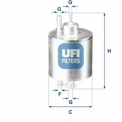 UFI 31.834.00 Filtro Carburante Prezzo Basso
