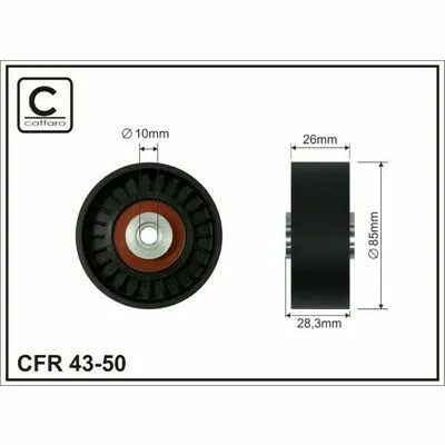 CAFFARO 43-50 Galoppino/Guidacinghia, Cinghia Poly-V Prezzo Conveniente