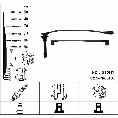 Offerta Limitata NGK 5406 Cavo Accensione