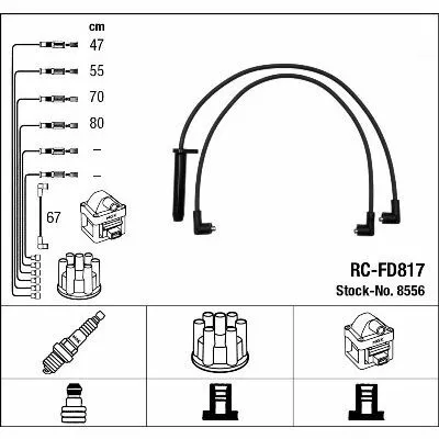 Compra Adesso NGK 8556 Cavo Accensione