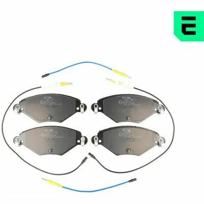 Esclusivo OPTIMAL BP-82804 Kit Pastiglie Freno, Freno a Disco