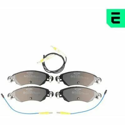 Non Perdere OPTIMAL BP-82904 Kit Pastiglie Freno, Freno a Disco