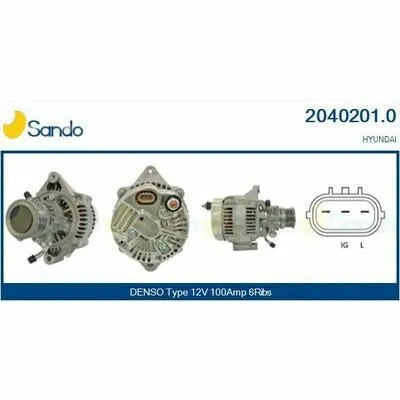 SANDO Brand New HQ 2040201.0 Alternatore Saldi