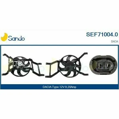 SANDO Brand New HQ SEF71004.0 Ventola, Raffreddamento Motore Compra Online