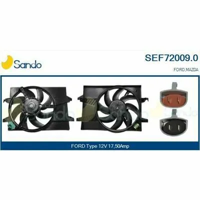 SANDO Brand New HQ SEF72009.0 Ventola, Raffreddamento Motore Sconto