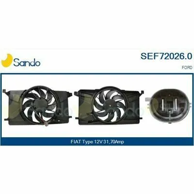 Quantità Limitata SANDO Brand New HQ SEF72026.0 Ventola, Raffreddamento Motore