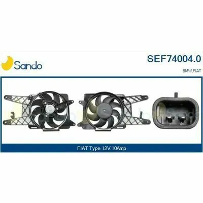 SANDO Brand New HQ SEF74004.0 Ventola, Raffreddamento Motore Popolare