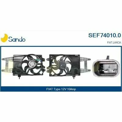 SANDO Brand New HQ SEF74010.0 Ventola, Raffreddamento Motore Soddisfatti O Rimborsati
