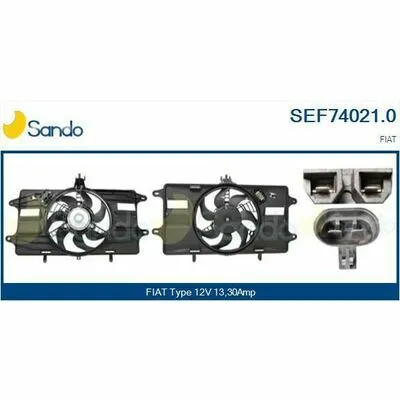 SANDO Brand New HQ SEF74021.0 Ventola, Raffreddamento Motore Ultimissimo Modello