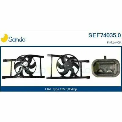 SANDO Brand New HQ SEF74035.0 Ventola, Raffreddamento Motore Prezzo Di Fabbrica