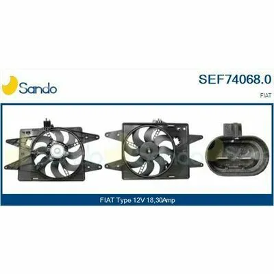 SANDO Brand New HQ SEF74068.0 Ventola, Raffreddamento Motore Prezzo Basso
