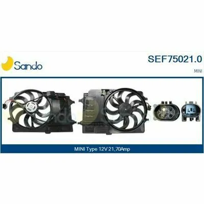 SANDO Brand New HQ SEF75021.0 Ventola, Raffreddamento Motore Offerta Speciale