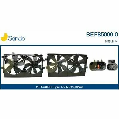A Buon Prezzo SANDO Brand New HQ SEF85000.0 Ventola, Raffreddamento Motore