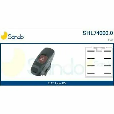 Offerta Lampo SANDO Brand New HQ SHL74000.0 Interruttore, Lampeggiatore d‘Emergenza