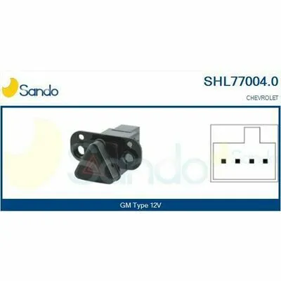 Pagamento Sicuro SANDO Brand New HQ SHL77004.0 Interruttore, Lampeggiatore d‘Emergenza