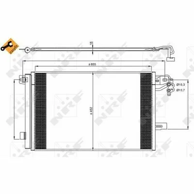 Super Prezzo NRF EASY FIT 350064 Condensatore, Climatizzatore