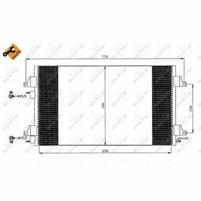 Compra Adesso NRF EASY FIT 35760 Condensatore, Climatizzatore
