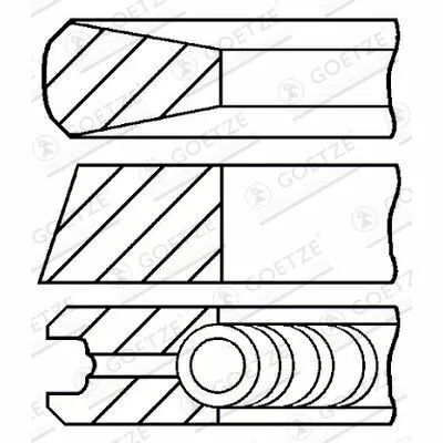 GOETZE ENGINE 08-102900-00 Fascia Elastica Novità